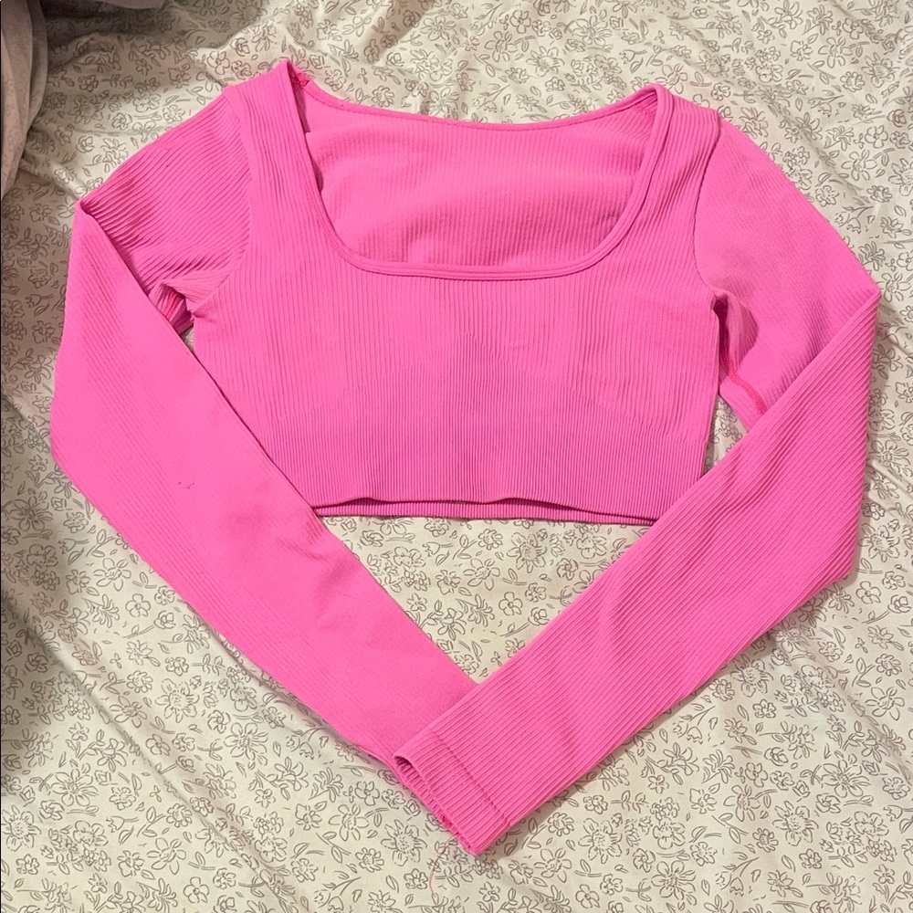 Active Long Sleeve Crop Top